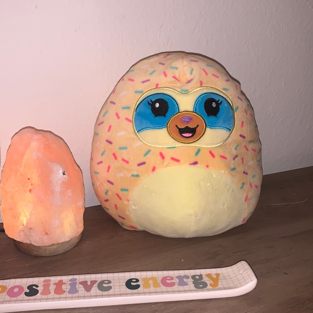 SQUISHMALLOW - confetti sloth mini 🧡💚